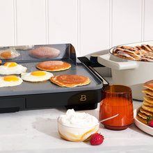 Beautiful XL Electric Griddle 12" x 22" with EverGood Ceramic Nonstick Coating, by Drew Barrymore