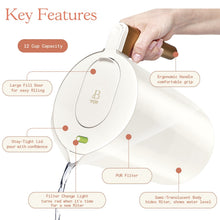 Beautiful by PUR 12 Cup Water Filtration Pitcher, W 10.2" x H 10.6" x L 6.8", White Icing (PPT120W)
