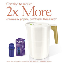 Beautiful by PUR 12 Cup Water Filtration Pitcher, W 10.2" x H 10.6" x L 6.8", White Icing (PPT120W)