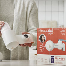 Beautiful by PUR Faucet Mount Filtration System, White Icing (PFM420W)