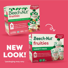 Beech-Nut Fruities Stage 2 Baby Food Variety Pack, 3.5 oz Pouch (9 Pack)