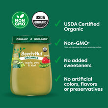 Beech-Nut Organics Stage 2 Organic Baby Food, Apple Pea & Kiwi, 4oz Jar