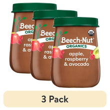 Beech-Nut Organics Stage 2 Organic Baby Food, Apple Raspberries & Avocado, 4oz Jar