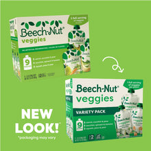 Beech-Nut Veggies Stage 2 Baby Food Variety Pack, 3.5 oz Pouch (9 Pack)