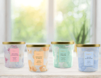 Bellevue Luxury 12oz. Candles, 4-pack