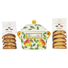 BelliBiscottiHandPaintedCeramicJar_ItalianSemiSoftBiscotti_2-pack_17.6oz.total3 - Brands For Less USA