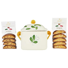 BelliBiscottiHandPaintedCeramicJar_ItalianSemiSoftBiscotti_2-pack_17.6oz.total4 - Brands For Less USA