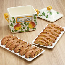 BelliBiscottiHandPaintedCeramicJar_ItalianSemiSoftBiscotti_2-pack_17.6oz.total - Brands For Less USA