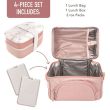 Bentgo 4-Piece Deluxe Set With Insulated Lunch Bag, Ice Packs & Bento Classic