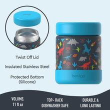 Bentgo Kids 2-Pack Stainless Steel Food Jar, Assorted Designs