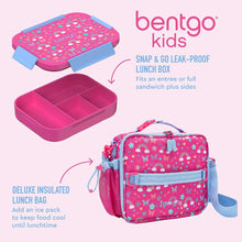 Bentgo 2-Piece Kids Snap & Go Lunch Set: Leak-Proof Lunch Box & Deluxe Insulated Lunch Bag