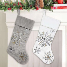 Berkley Jensen 2 pk. Christmas Stocking, Snowflakes