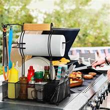 Berkley Jensen Barbecue Serving Caddy - Black