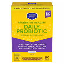 Berkley Jensen Daily Probiotic Digestive System Support Capsules, 80 ct.
