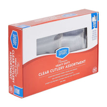 Surtido de cubiertos de plástico premium Berkley Jensen, 360 piezas.