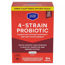 Berkley Jensen Probiotic Digestive System Support Capsules, 84 ct.