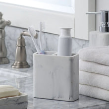 Better Homes & Gardens Faux Marble Toothbrush Holder, White - Brands For Less USA