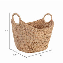 Cesta grande para barco de jacinto de agua natural de Better Homes &amp; Gardens 