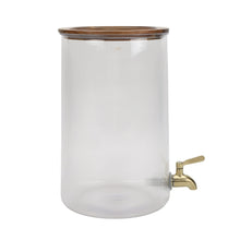 Better Homes and Gardens 2-Gallon Countertop Beverage Dispenser with Clear Acrylic and Acacia Wood Lid