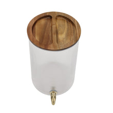 Better Homes and Gardens 2-Gallon Countertop Beverage Dispenser with Clear Acrylic and Acacia Wood Lid