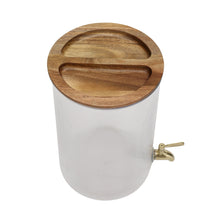 Better Homes and Gardens 2-Gallon Countertop Beverage Dispenser with Clear Acrylic and Acacia Wood Lid