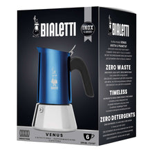 Bialetti Stovetop Espresso Maker Venus Blue, 6 Cup