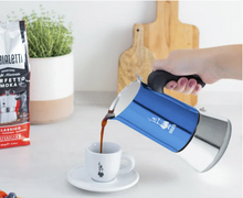 Bialetti Stovetop Espresso Maker Venus Blue, 6 Cup