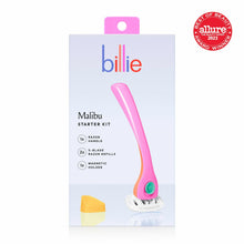 Billie Women’s Razor Kit, 1 Handle + 2 x 5-Blade Refills + Magnetic Holder, Malibu Color