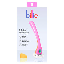 Billie Women’s Razor Kit, 1 Handle + 2 x 5-Blade Refills + Magnetic Holder, Malibu Color