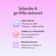 Billie Women’s Razor Kit, 1 Handle + 2 x 5-Blade Refills + Magnetic Holder, Malibu Color