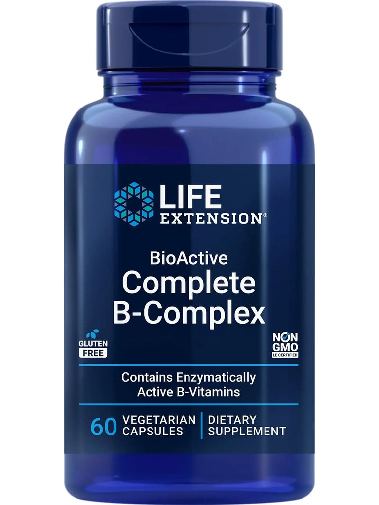 Life Extension, BioActive Complete B-Complex, 60 Vegetarian Capsules ...