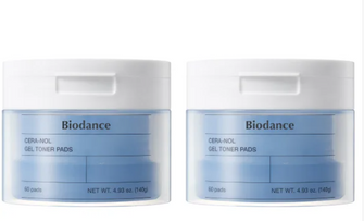Biodance Cera-nol Gel Toner Pads, 60-count, 2-pack
