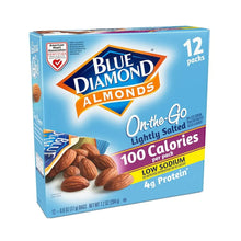 Blue Diamond Almonds, Lightly salted, 100 calorie packs - 12 Ct - Brands For Less USA