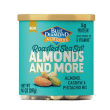 Blue Diamond Almonds and More, Roasted Sea Salt Mixed Nuts with Almonds, Cashews and Pistachios for Snacking, 14 oz. - Brands For Less USA