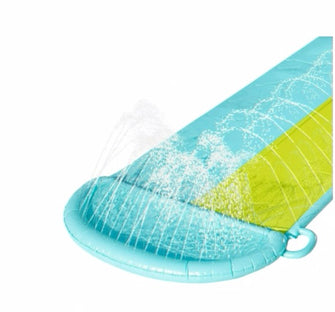 Bluescape 18ft Blue Double Lane Water Slide Racer, with Sprinklers, Age 5 to 12, Unisex