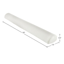 Bluestone Toddler Bed Bumper for Twin, Full, Queen, and King Beds (White)