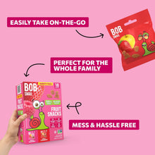 Bob Snail Fruit Snacks Variety Pack, Apple-Strawberry & Apple-Raspberry, 0.7 oz., 18 pk.
