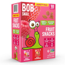 Bob Snail Fruit Snacks Variety Pack, Apple-Strawberry & Apple-Raspberry, 0.7 oz., 18 pk.