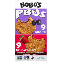 Bobo's PB&J Oat Snacks, Variety Pack, 18 pk.