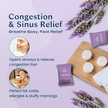 Body Restore 3 Count Aromatherapy Shower Steamers, Essential Oils, Lavender (Pack of 3 )