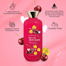 Bodycology 2-in-1 Body Wash & Bubble Bath, Love You Cherry Much, 16 fl oz