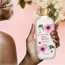Bodycology Cherry Blossom 2-in-1 Body Wash and Bubble Bath, 16 fl oz