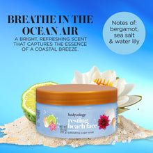 Bodycology Resting Beach Face Exfoliating Sugar Scrub, 10.5 oz (4 PACK )