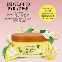 Bodycology Tropical Tease Exfoliating Sugar Scrub, 10.5 oz (3 PACK )