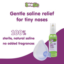 Boogie Sterile Drug-Free Micro-Mist Saline Inhaler for All Ages