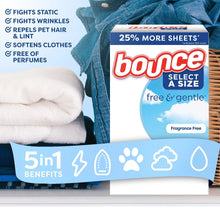 Bounce Select a Size Free & Gentle Dryer Sheets, Unscented, 400 ct. - Brands For Less USA