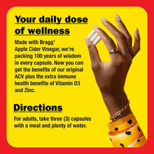 Bragg Apple Cider Vinegar Supplement Capsules, 180 ct.