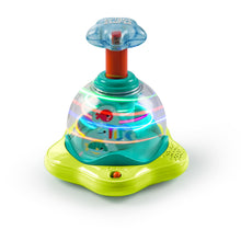BrightStartsPress_GlowSpinnerBabyToywithLightsandSounds_ForAges6Months - Brands For Less USA