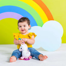 Bright Starts Sparkle & Shine Unicorn on-the-go Take-Along Clip-on Toy, Ages Newborn +
