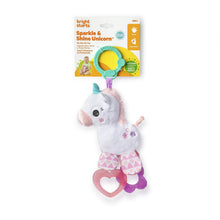 BrightStartsSparkle_ShineUnicornon-the-goTake-AlongClip-onToy_AgesNewborn - Brands For Less USA
